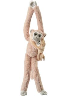 Obrázek z Opice gibon s mládětem dlouhé ruce plyš 40cm 